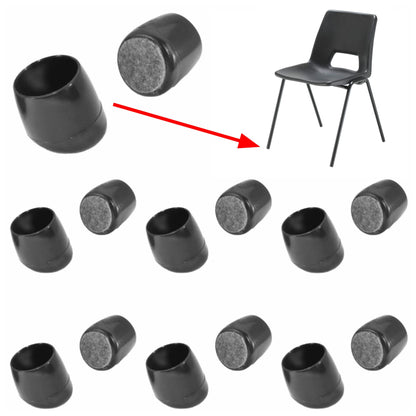 Ferrule End Caps for Angled Chair Legs (Felt Base) - Replacement Feet For School Chairs | Keay Vital Parts