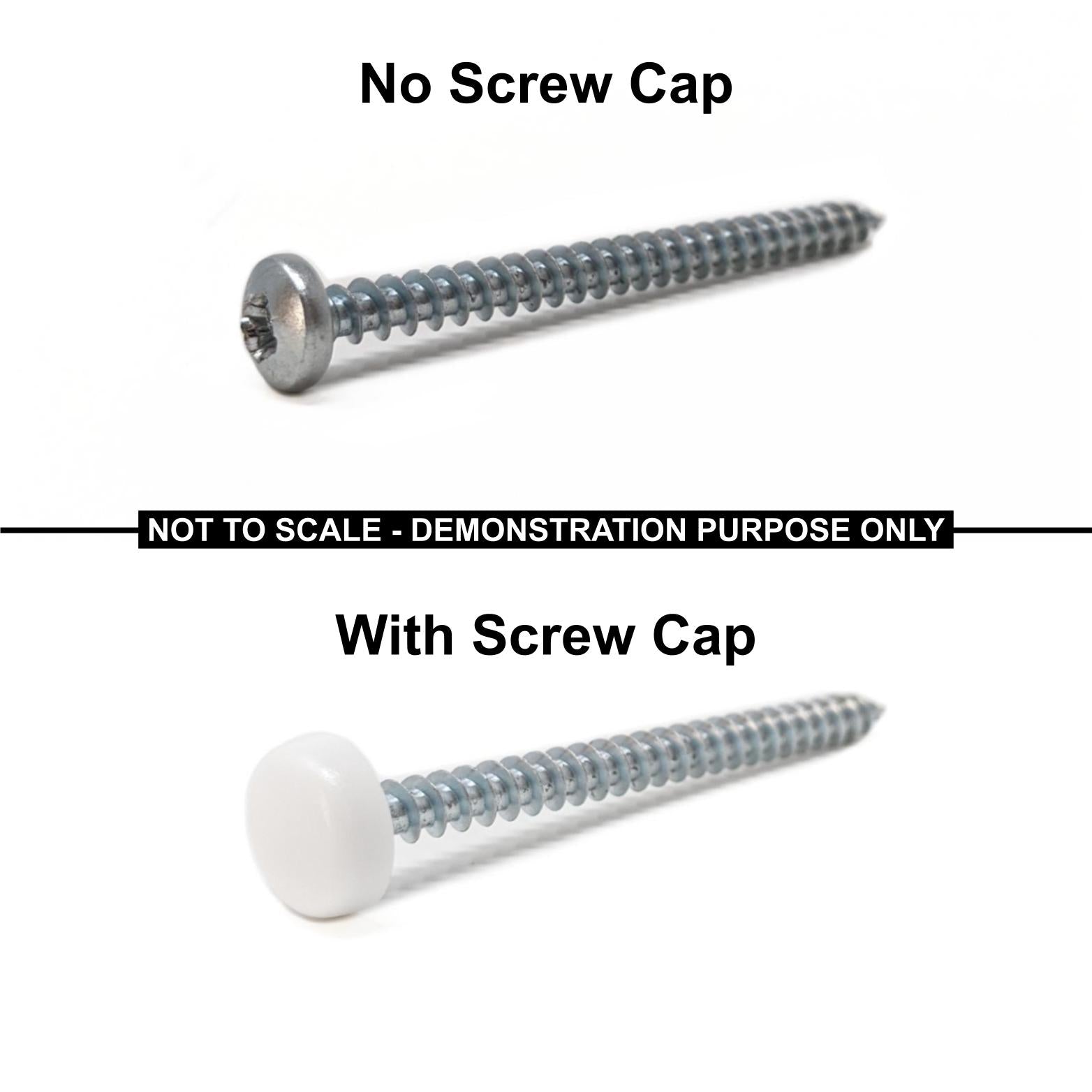 8. Screw Caps (Inner Diameter 9mm, Outer Diameter 12mm, Cap height 5mm) - Keay Vital Parts